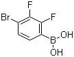 structure of CAS# 374790-99-5, [4-Bromo-2,3-difluorophenyl]boronic acid;B-(4-Bromo-2,3-difluorophenyl)boronic acid