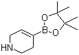 结构式 CAS# 375853-82-0, 1,2,3,6-四氢吡啶-4-硼酸频哪醇酯