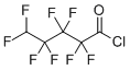structure of CAS# 376-71-6, 5H-Octafluoropentanoyl chloride;2,2,3,3,4,4,5,5-octafluoropentanoyl chloride