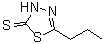 structure of CAS# 37663-50-6, 5-Propyl-1,3,4-thiadiazole-2(3H)-thione;5-Propyl-1,3,4-thiadiazole-2-thiol
