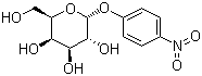 结构式 CAS# 3767-28-0, 4-硝基苯基 alpha-D-吡喃葡萄糖苷