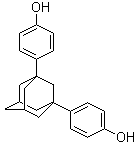 结构式 CAS# 37677-93-3, 1,3-双(4-羟基苯基)金刚烷
