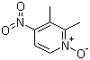 structure of CAS# 37699-43-7, 4-Nitro-2,3-lutidine-N-oxide
