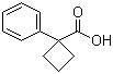 结构式 CAS# 37828-19-6, 1-苯基环丁基甲酸