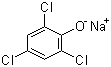 结构式 CAS# 3784-03-0, 2,4,6-三氯苯酚钠