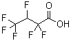 结构式 CAS# 379-90-8, 2,2,3,4,4,4-六氟丁酸