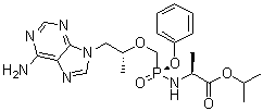 structure of CAS# 379270-37-8, Tenofovir alafenamide;GS 7340
