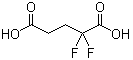 结构式 CAS# 380-86-9, 2,2-二氟戊二酸