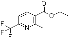 结构式 CAS# 380355-65-7, 2-甲基-6-(三氟甲基)-3-吡啶羧酸乙酯