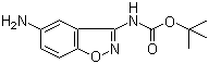 结构式 CAS# 380629-73-2, (5-氨基苯并[d]异恶唑-3-基)氨基甲酸叔丁酯