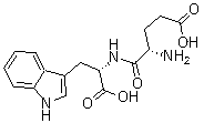 structure of CAS# 38101-59-6, L-Glutamyl-L-tryptophan;L-alpha-Glutamyl-L-tryptophan; NSC 334073; Oglufanide; Thymogen; Timogen