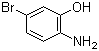 structure of CAS# 38191-34-3, 2-Amino-5-bromophenol