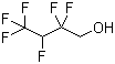 structure of CAS# 382-31-0, 2,2,3,4,4,4-Hexafluorobutan-1-ol;2,2,3,4,4,4-Hexafluoro-1-butanol