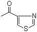 结构式 CAS# 38205-66-2, 4-乙酰基噻唑