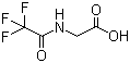 structure of CAS# 383-70-0, N-(Trifluoroacetyl)glycine;Trifluoroacetylglycine