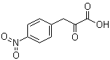 结构式 CAS# 38335-24-9, (对硝基苯基)丙酮酸