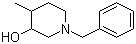 结构式 CAS# 384338-20-9, 4-甲基-1-(苯基甲基)-3-哌啶醇