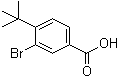 structure of CAS# 38473-89-1, 3-Bromo-4-tert-butylbenzoic acid