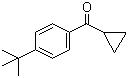 结构式 CAS# 38675-79-5, 对叔丁基苯基环丙基甲酮