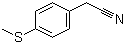 structure of CAS# 38746-92-8, 4-(Methylthio)phenylacetonitrile;p-(Methylthio)phenylacetonitrile