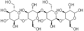 structure of CAS# 38819-01-1, Cellotetraose;Cellotetrose; O-beta-D-Glucopyranosyl-(1→4)-O-beta-D-glucopyranosyl-(1→4)-O-beta-D-glucopyranosyl-(1→4)-D-glucose