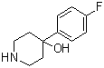 结构式 CAS# 3888-65-1, 4-(4-氟苯基)-4-哌啶醇