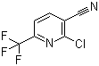 structure of CAS# 389117-37-7, 2-Chloro-6-(trifluoromethyl)nicotinonitrile;2-Chloro-6-(trifluoromethyl)pyridine-3-carbonitrile