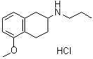 2-(n-Propylamino)-5-methoxy-1,2,3,4-tetrahydronaphthalene hydrochloride molecular structure (CAS 3904-24-3)