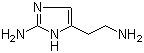 structure of CAS# 39050-13-0, 5-(2-Aminoethyl)-1H-imidazol-2-amine;2-Aminohistamine; 2-Amino-1H-imidazole-5-ethanamine