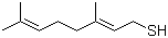 structure of CAS# 39067-80-6, Thiogeraniol;Geranyl mercaptan; (E)-3,7-Dimethylocta-2,6-diene-1-thiol