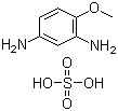 structure of CAS# 39156-41-7, 2,4-Diaminoanisole sulfate ;C.I. 76051; 4-Methoxy-1,3-benzenediamine sulphate