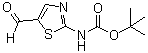 2-(tert-Butoxycarbonylamino)thiazole-5-carboxaldehyde molecular structure (CAS 391668-77-2)