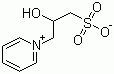 1-(2-Hydroxy-3-sulfopropyl)-pyridinium betane molecular structure (CAS 3918-73-8)
