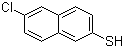 structure of CAS# 392330-26-6, 6-Chloronaphthalene-2-thiol;6-Chloro-2-mercaptonaphthalene