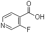 structure of CAS# 393-53-3, 3-Fluoroisonicotinic acid;3-Fluoropyridine-4-carboxylic acid