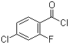 structure of CAS# 394-39-8, 4-Chloro-2-fluorobenzoyl chloride;2-Fluoro-4-chlorobenzoyl chloride