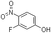 结构式 CAS# 394-41-2, 3-氟-4-硝基苯酚