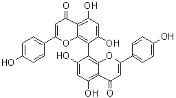 Cupressuflavone molecular structure (CAS 3952-18-9)