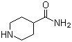 structure of CAS# 39546-32-2, Isonipecotamide;Hexahydroisonicotinamide; Piperidine-4-carboxamide