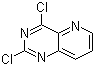 structure of CAS# 39551-54-7, 2,4-Dichloropyrido[3,2-d]pyrimidine