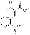 结构式 CAS# 39562-27-1, 2-(2'-硝基苄亚基)乙酰乙酸甲酯
