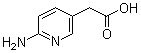 structure of CAS# 39658-45-2, 6-Amino-3-pyridineacetic acid;6-Aminopyridine-3-acetic acid