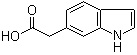 1H-Indole-6-acetic acid molecular structure (CAS 39689-58-2)