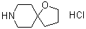1-Oxa-8-azaspiro[4.5]decane hydrochloride molecular structure (CAS 3970-79-4)