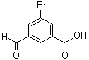 结构式 CAS# 398119-27-2, 3-甲酰基-5-溴苯甲酸