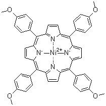 structure of CAS# 39828-57-4, (5,10,15,20-Tetrakis(4-methoxyphenyl)porphyrinato)nickel