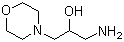 结构式 CAS# 39849-45-1, 1-氨基-3-吗啉基-2-丙醇