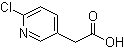 结构式 CAS# 39891-13-9, 6-氯-3-吡啶基乙酸