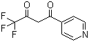 结构式 CAS# 399-06-4, 4,4,4-三氟-1-(吡啶-4-基)-1,3-丁二酮