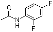 structure of CAS# 399-36-0, 2,4-Difluoroacetanilide;2',4'-Difluoroacetanilide; N-(2,4-Difluorophenyl)acetamide